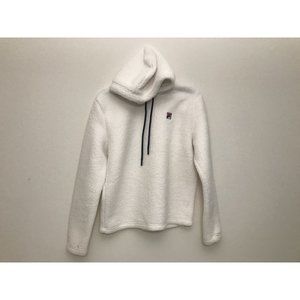 Vintage Fila Soft Warm Women’s S White Hoodie Sweatshirt *14